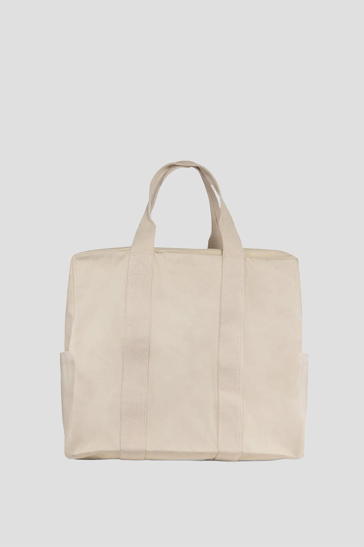 STUSSY CANVAS EXTRA LARGE TOTE BAG NATURAL