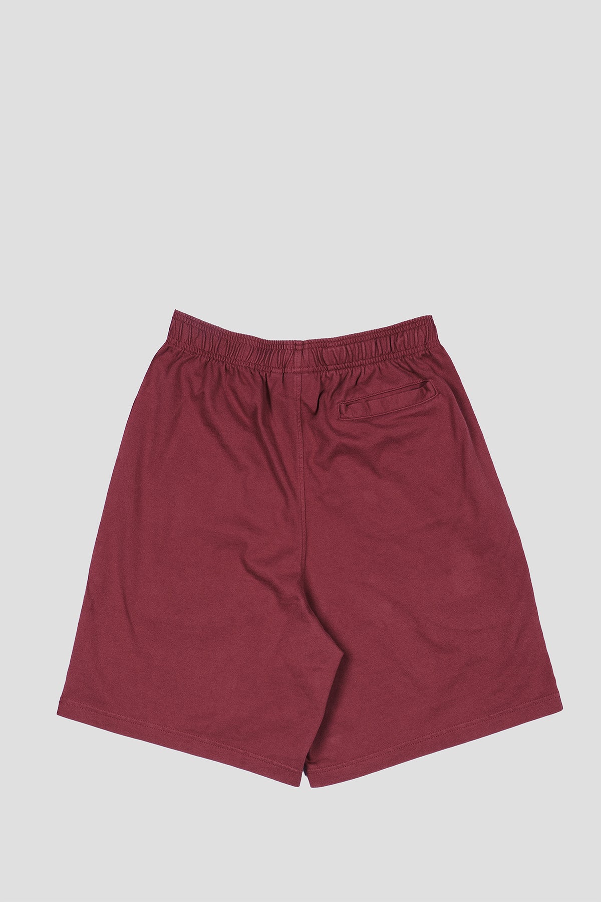 STUSSY STRIPE JERSEY SHORT BURGUNDY