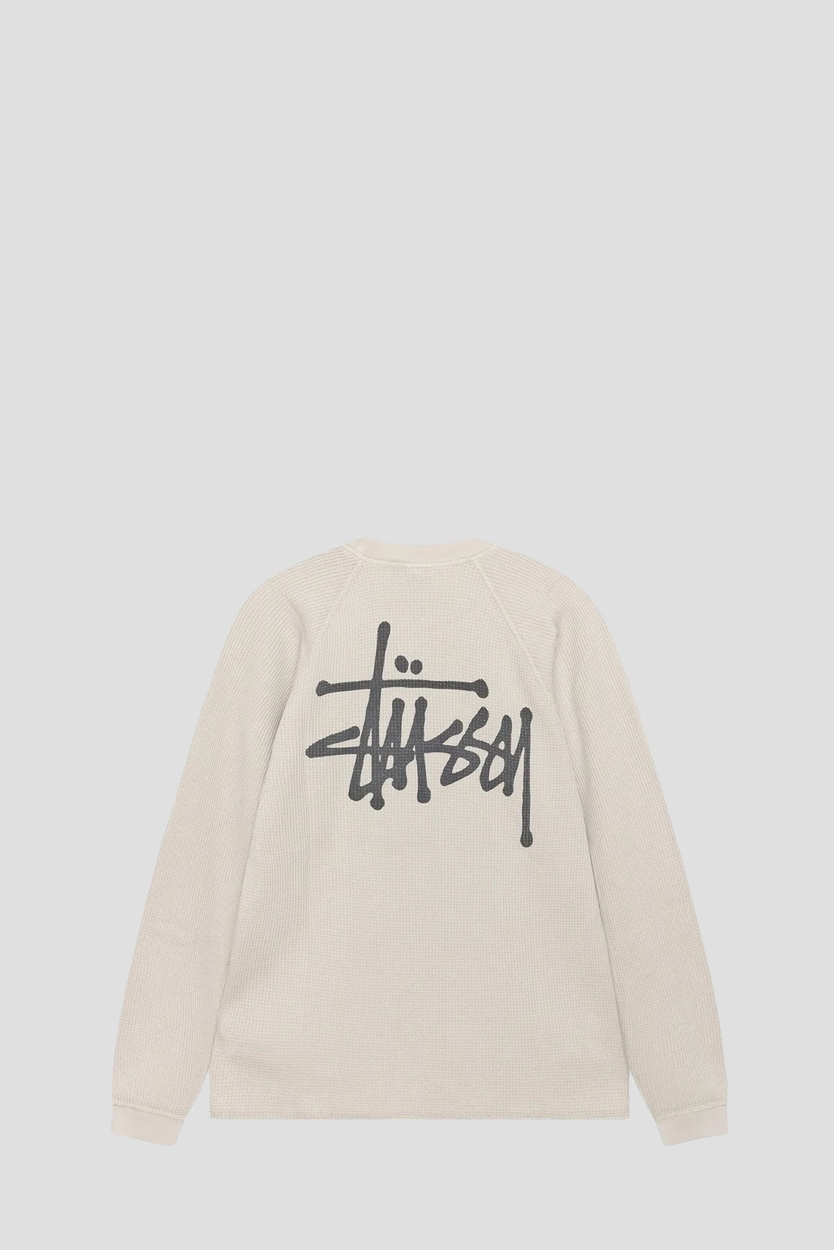 STUSSY RAGLAN THERMAL LONGSLEEVE BONE