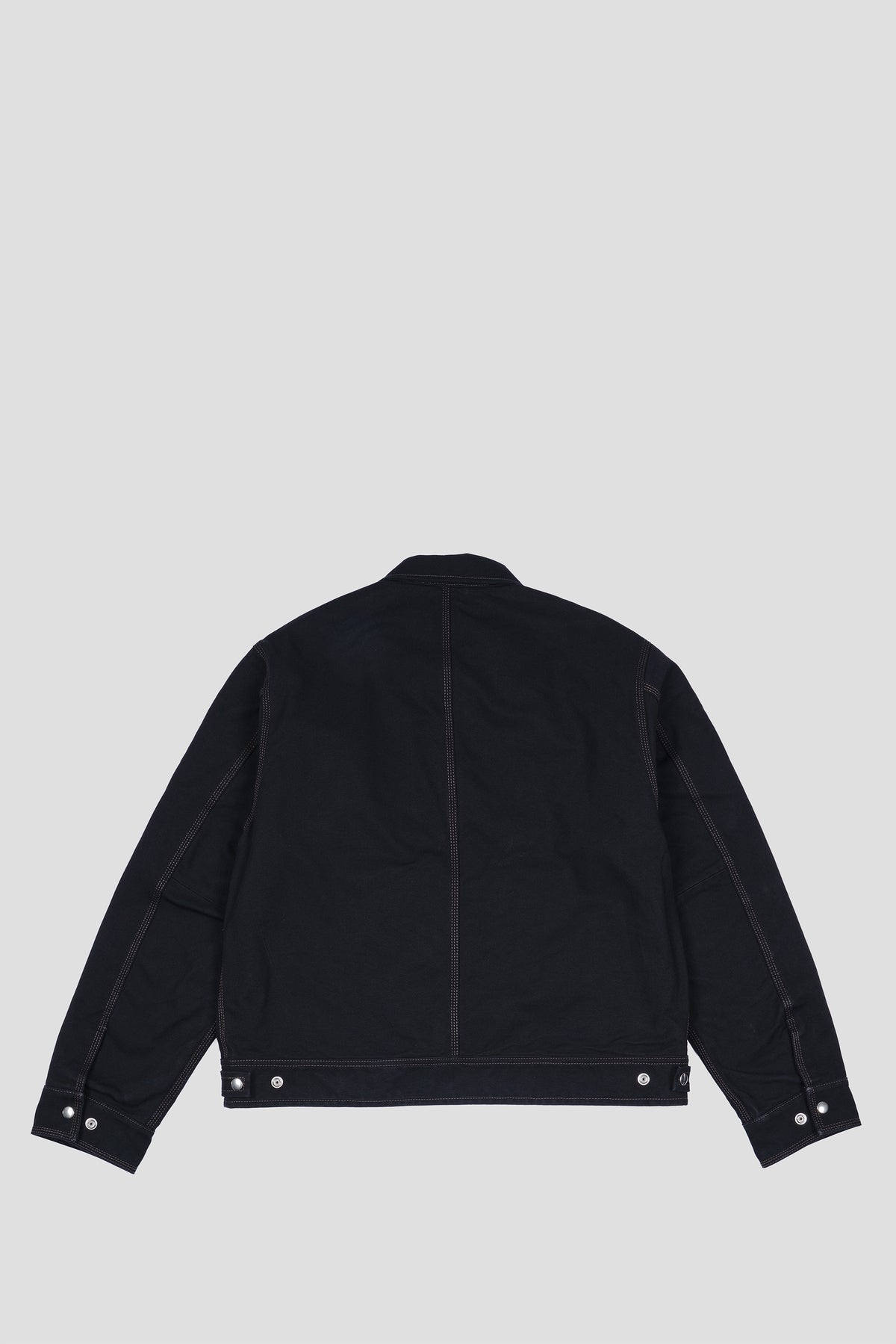 STUSSY WORK JACKET COLLARED BLACK