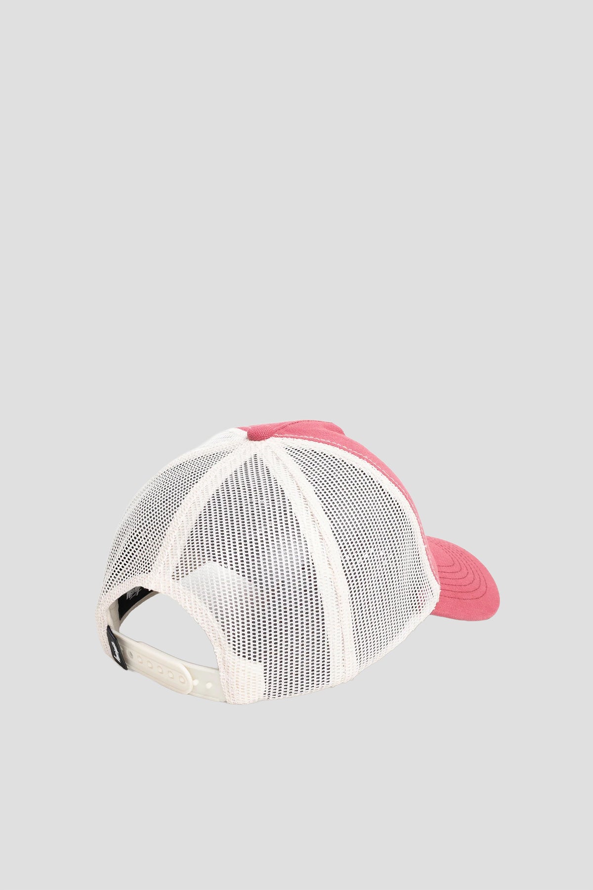 STUSSY HC GHOST LOGO TRUCKER HAT RED