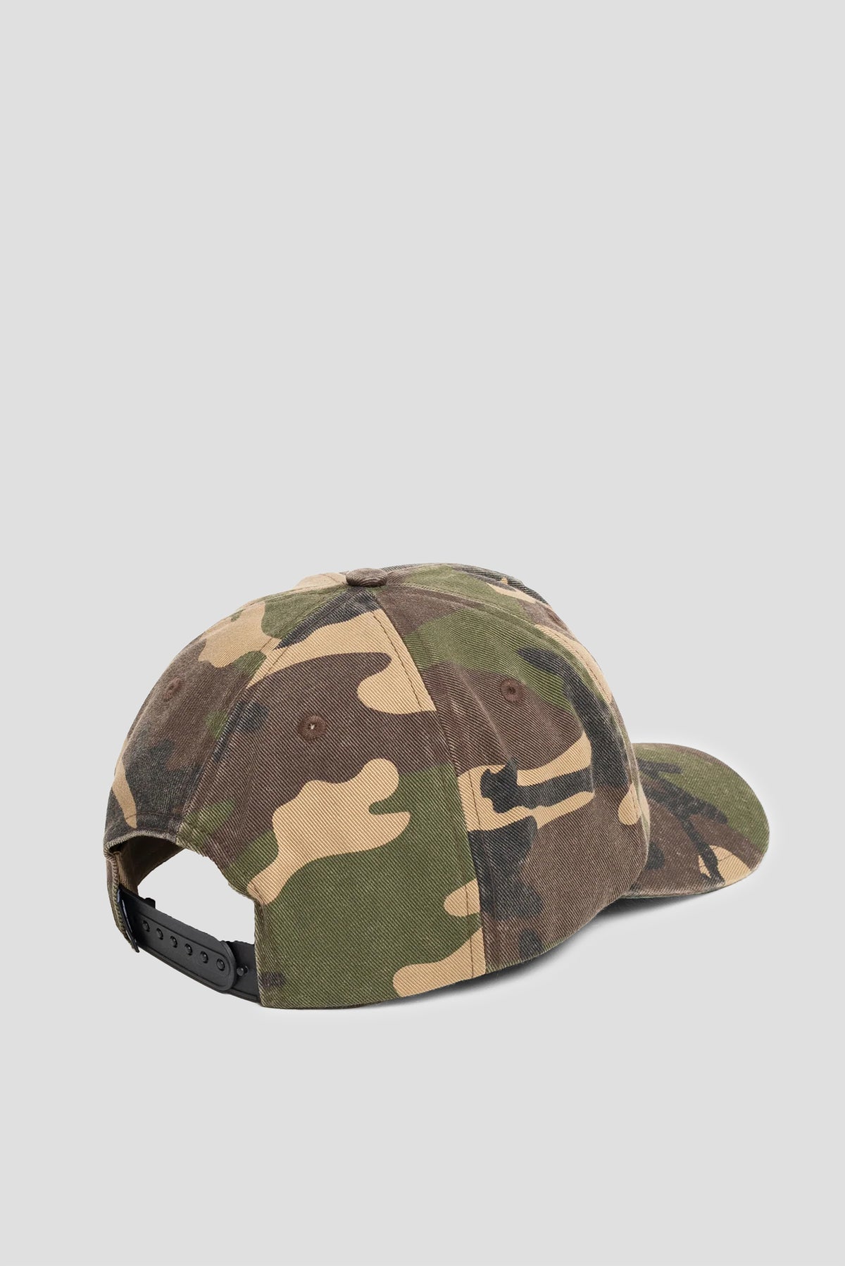 STUSSY MID-DEPTH BIG STOCK SNAPBACK WOODLAND CAMO