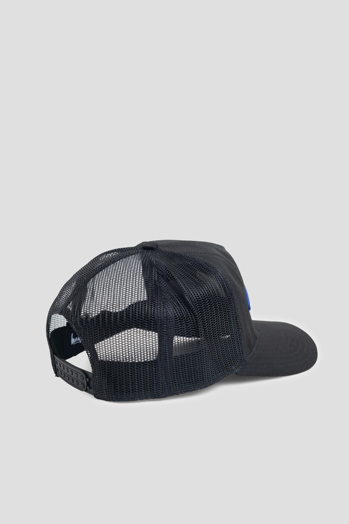 STUSSY MID DEPTH TOUGH GEAR TRUCKER CAP BLACK