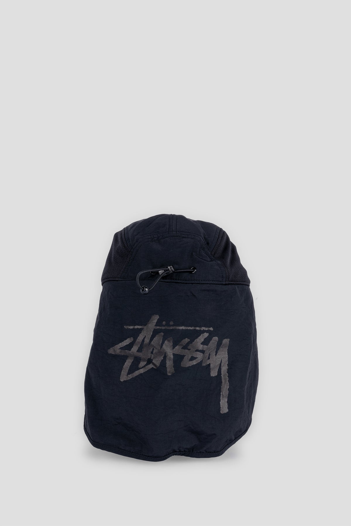STUSSY FOLDABLE SHADE HAT BLACK