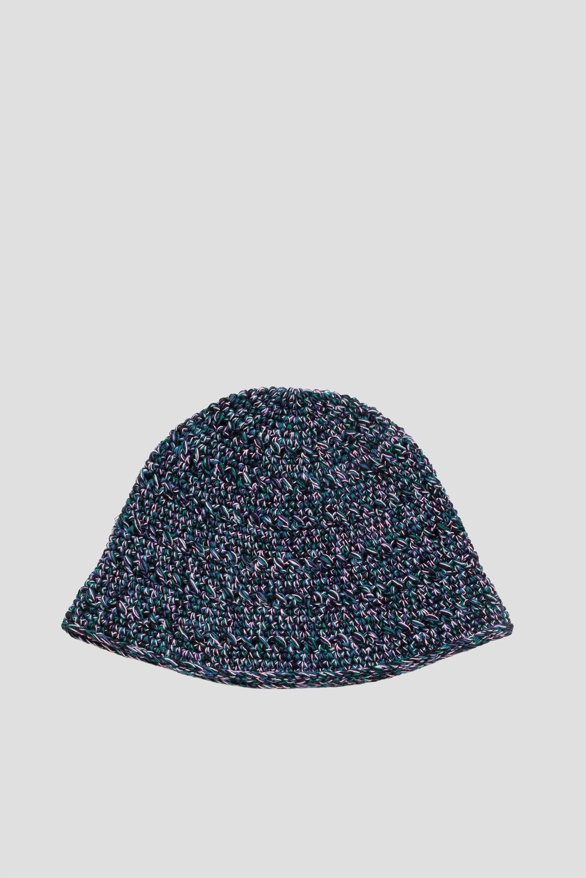 STUSSY HEMP STOCK BUCKET HAT MULTI NAVY