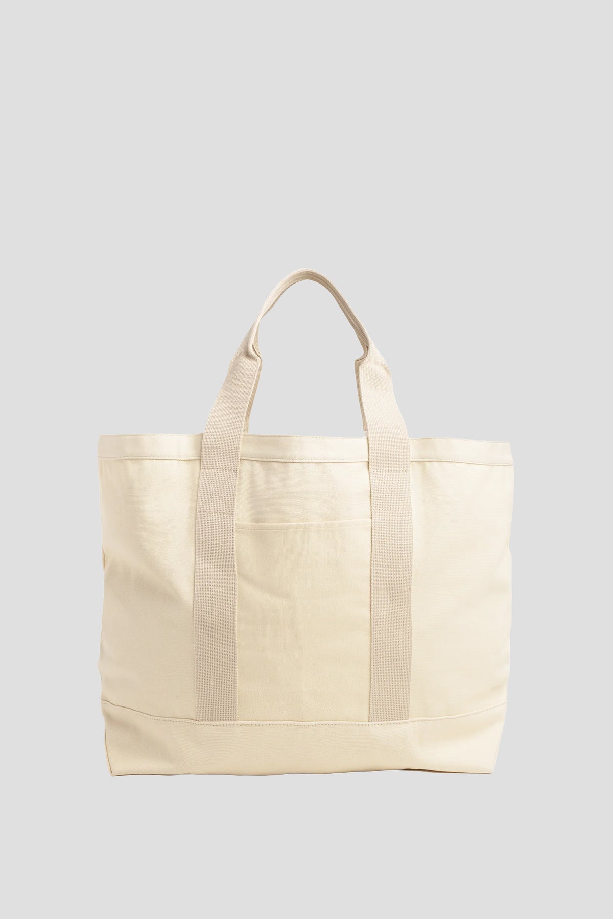 STUSSY CANVAS FLIGHT BAG NATURAL