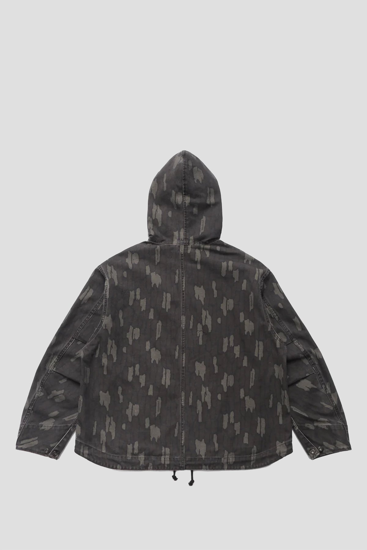 METALWOOD COTTON TWILL ZIP HOODIE REAL BARK CAMO