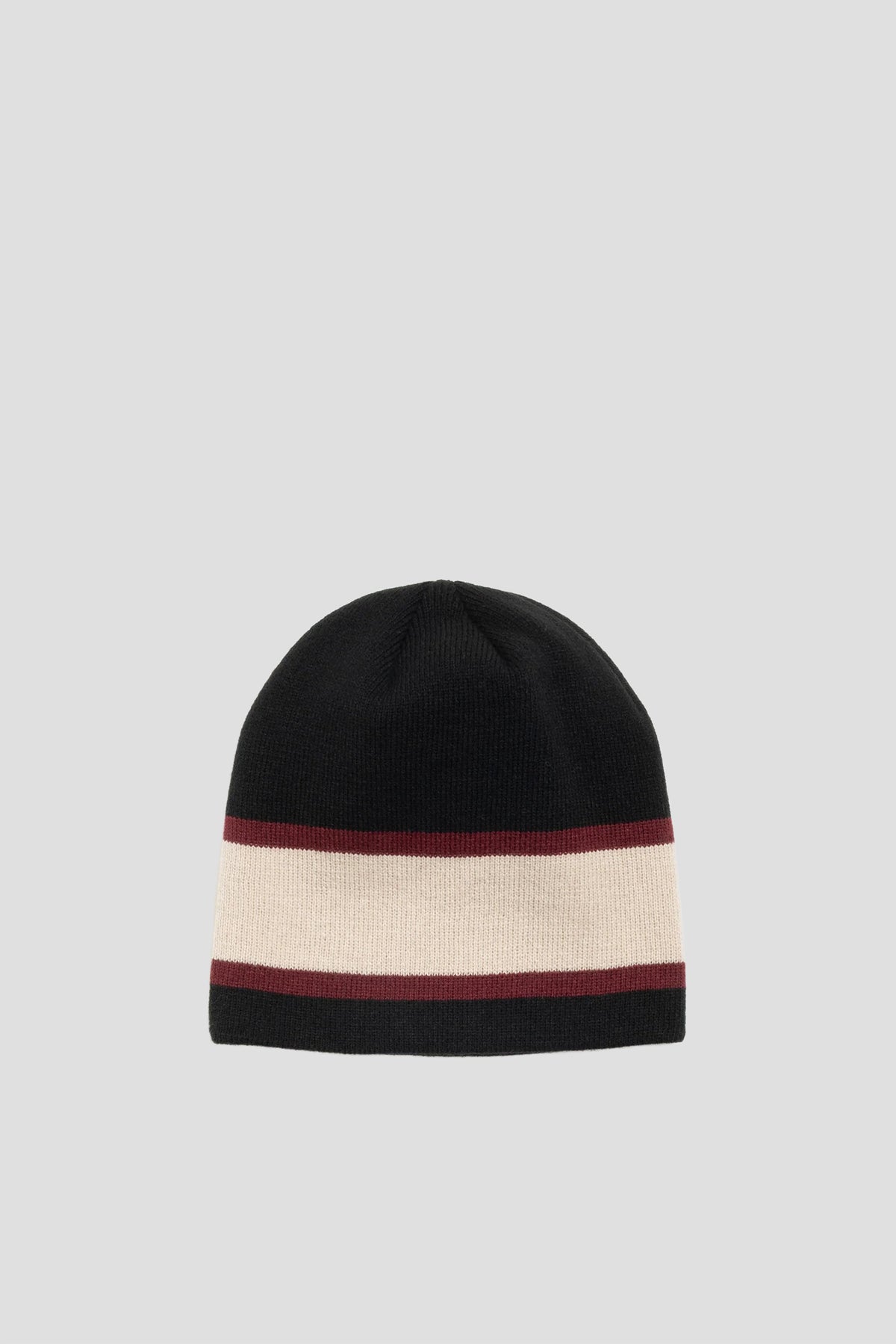 STUSSY SPORT STRIPE SKULLCAP BLACK
