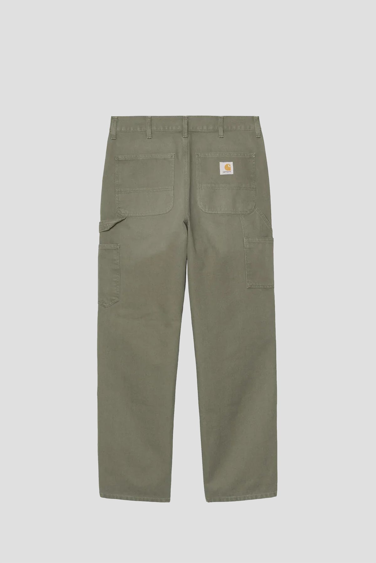 CARHARTT WIP DOUBLE KNEE PANT STONE CANVAS LEAF
