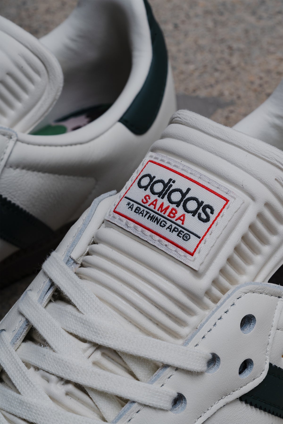 ADIDAS BAPE SAMBA OG WHITE GREEN