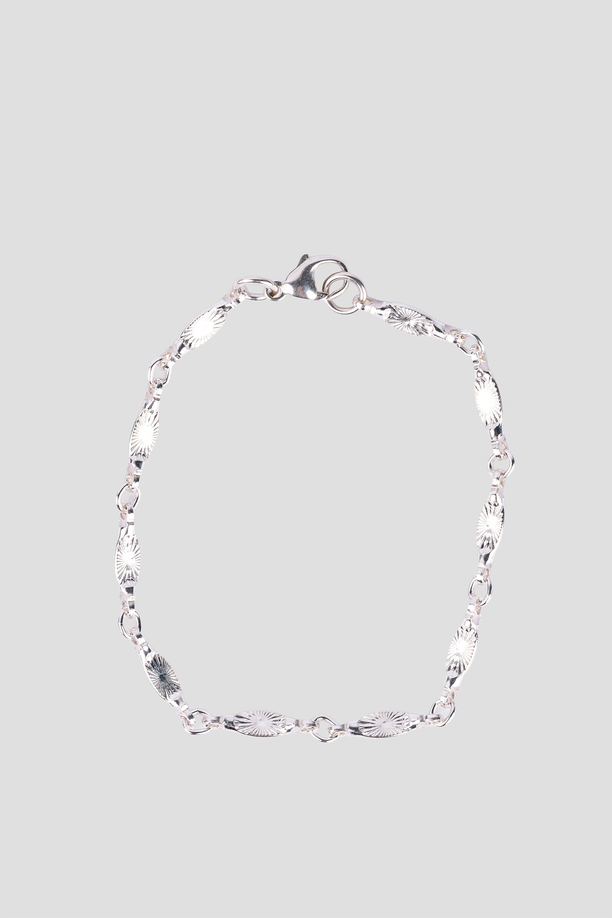MAPLE SUNBURST CHAIN BRACELET SILVER925