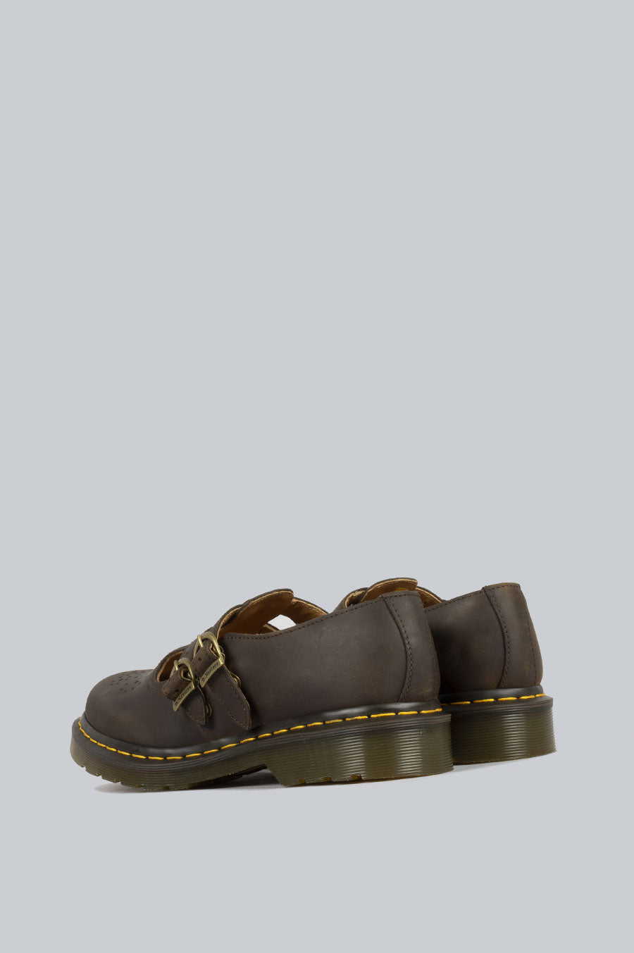 DR MARTENS WOMEN'S 8065 MARY JANE DARK BROWN CRAZY HORSE