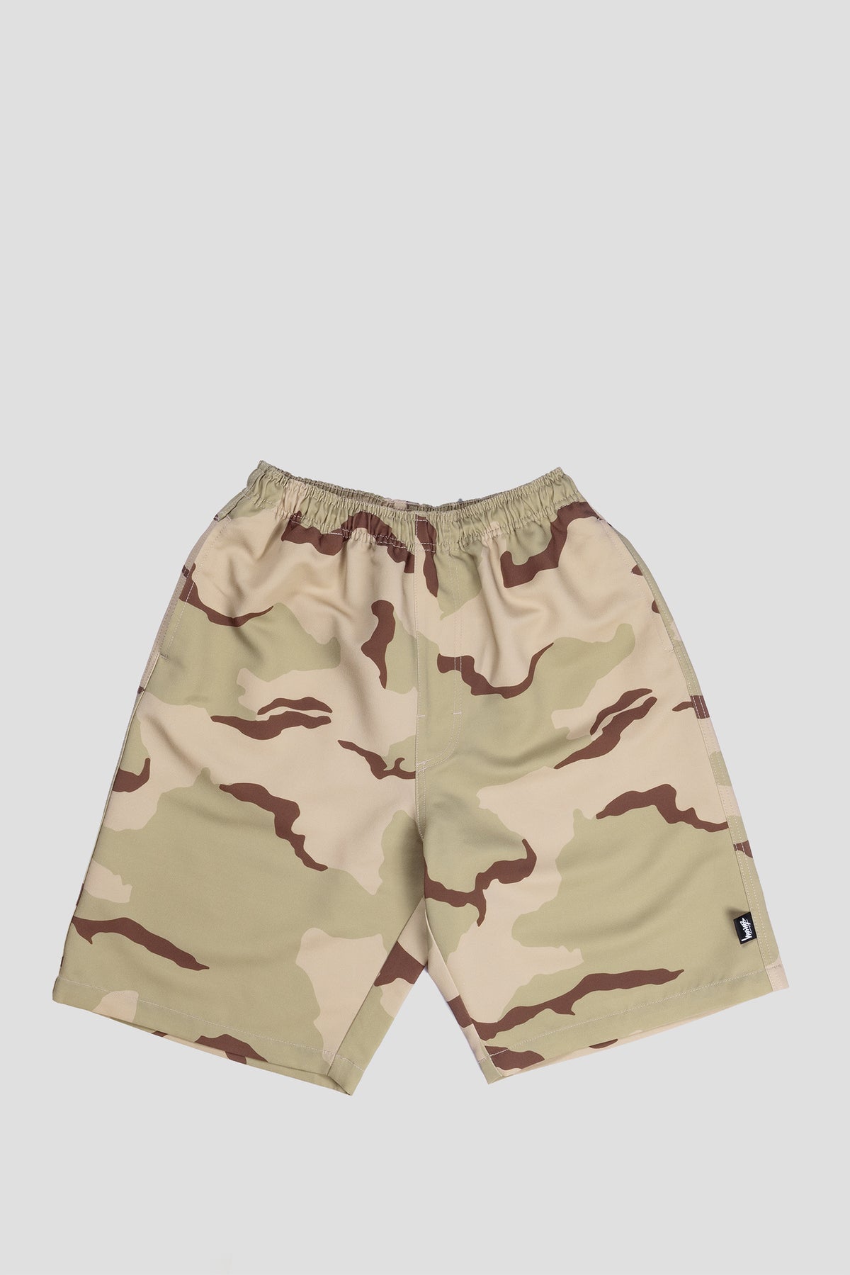 STUSSY BAGGY BEACH SHORT SAND CAMO