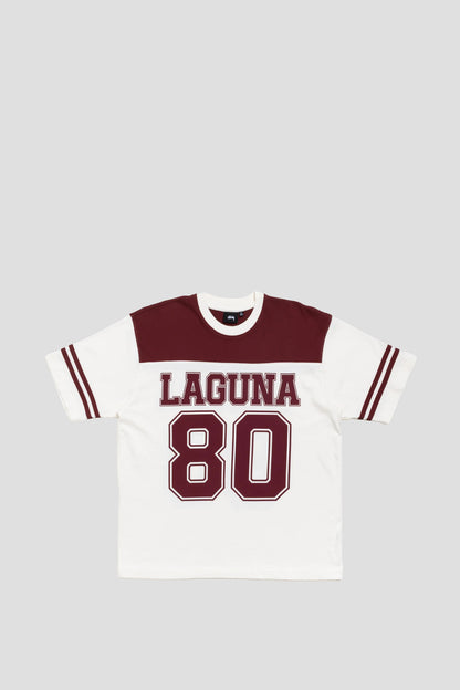 STUSSY LAGUNA SHORT SLEEVE MAROON