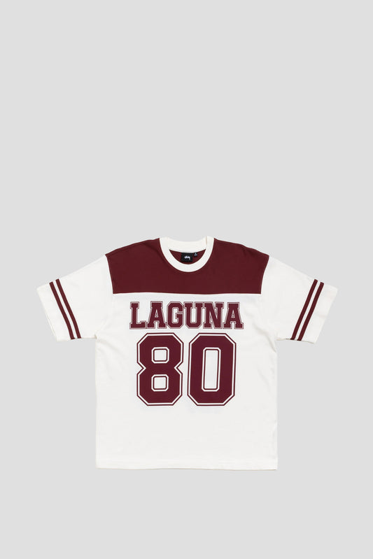 STUSSY LAGUNA SHORT SLEEVE MAROON