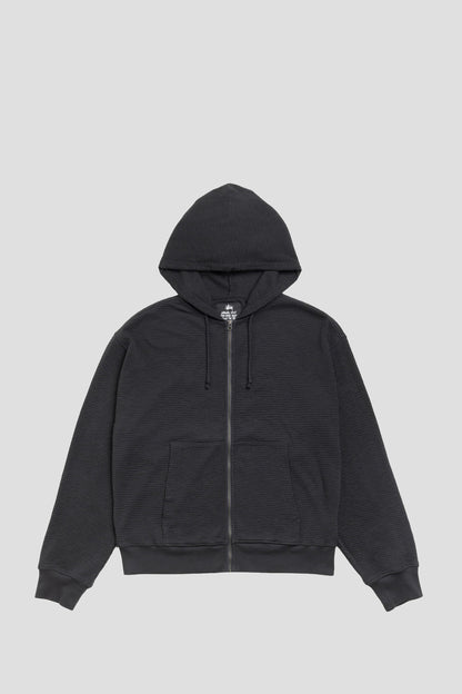STUSSY LIGHTWEIGHT THERMAL HOOD FADED BLACK