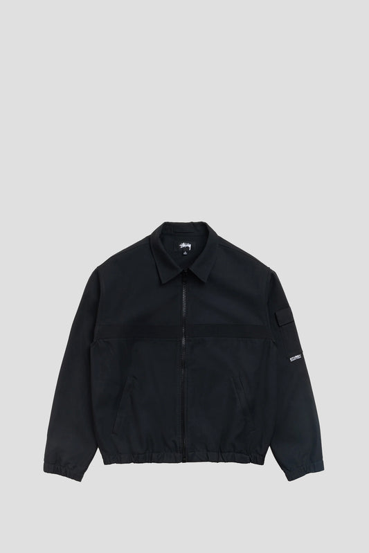 STUSSY MECHANIC JACKET BLACK