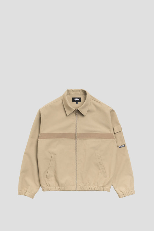 STUSSY MECHANIC JACKET KHAKI
