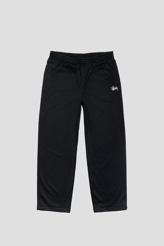 STUSSY MESH TRACK PANT BLACK