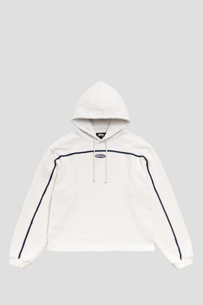 STUSSY OVAL PULLOVER HOOD STONE