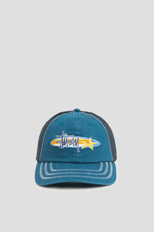 STUSSY LOW PROFILE LOW PRO OVAL STAR STRAPBACK CAP BLUE