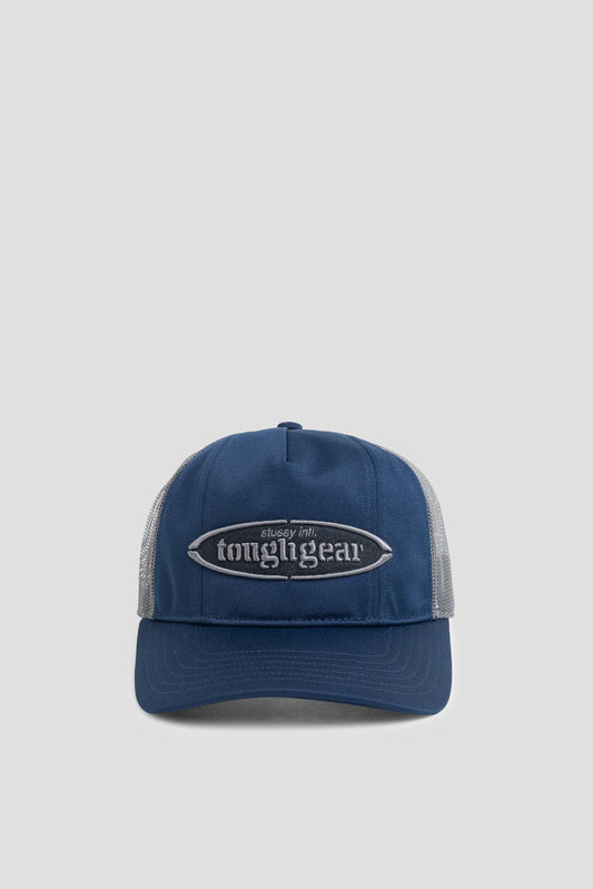 STUSSY MID DEPTH TOUGH GEAR TRUCKER CAP NAVY