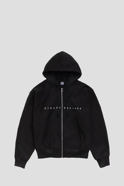 STUSSY S BOX HOOD SWEATSHIRT BLACK