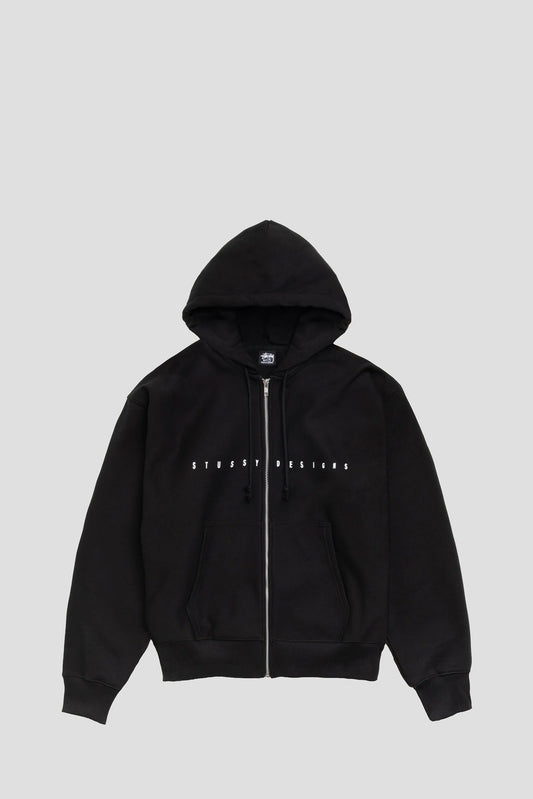 STUSSY S BOX HOOD SWEATSHIRT BLACK