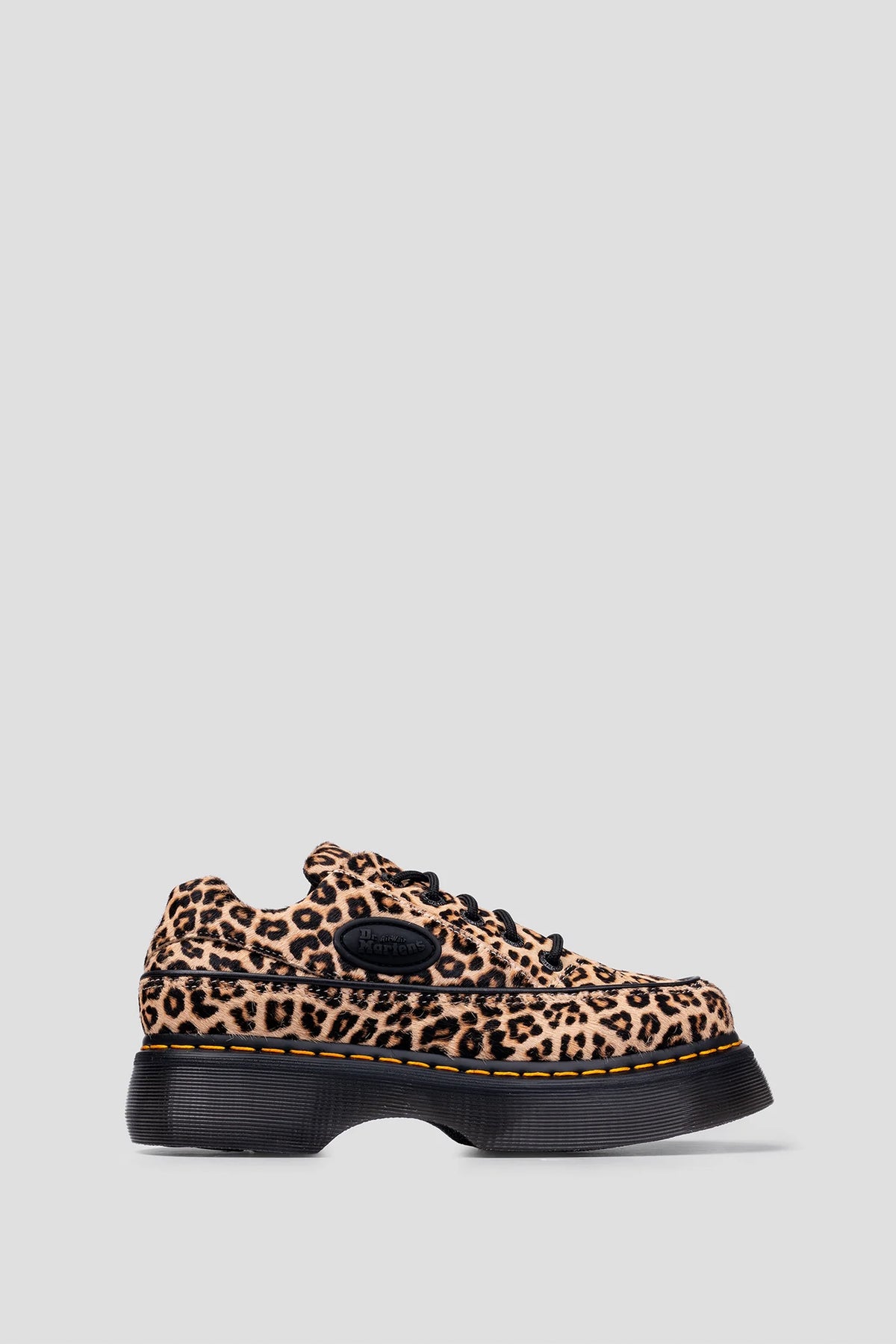 DR MARTENS WOMEN'S BUZZ 5I LIGHT TAN LEOPARD