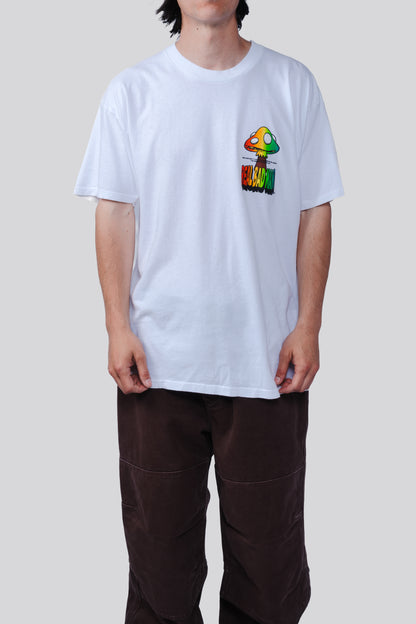 REAL BAD MAN SHROOMER S/S TEE WHITE