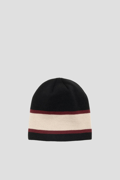 STUSSY SPORT STRIPE SKULLCAP BLACK
