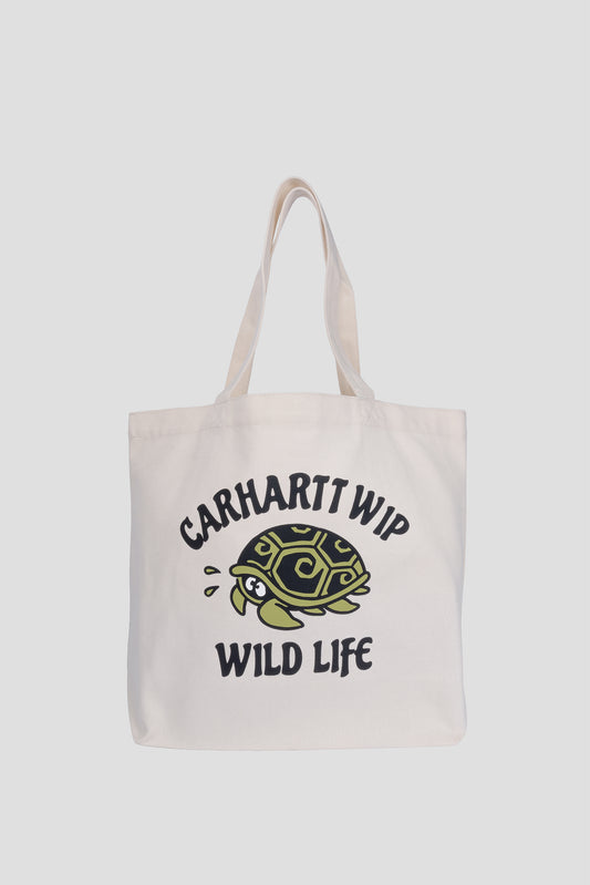 CARHARTT WIP WILDLIFE PRINT CANVAS TOTE BAG