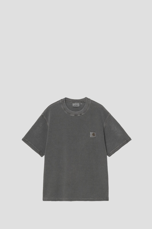 CARHARTT WIP NELSON WAFFLE T-SHIRT BLACK