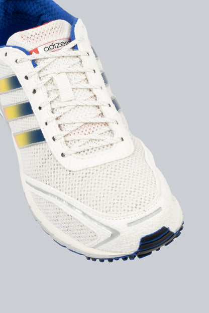 ADIDAS ADIZERO ADIOS OG WOMENS CORE WHITE ROYAL YELLOW NAVY