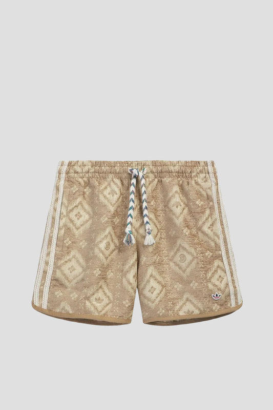 ADIDAS X CLOT HERITAGE PRINT SHORT WARM SANDSTONE