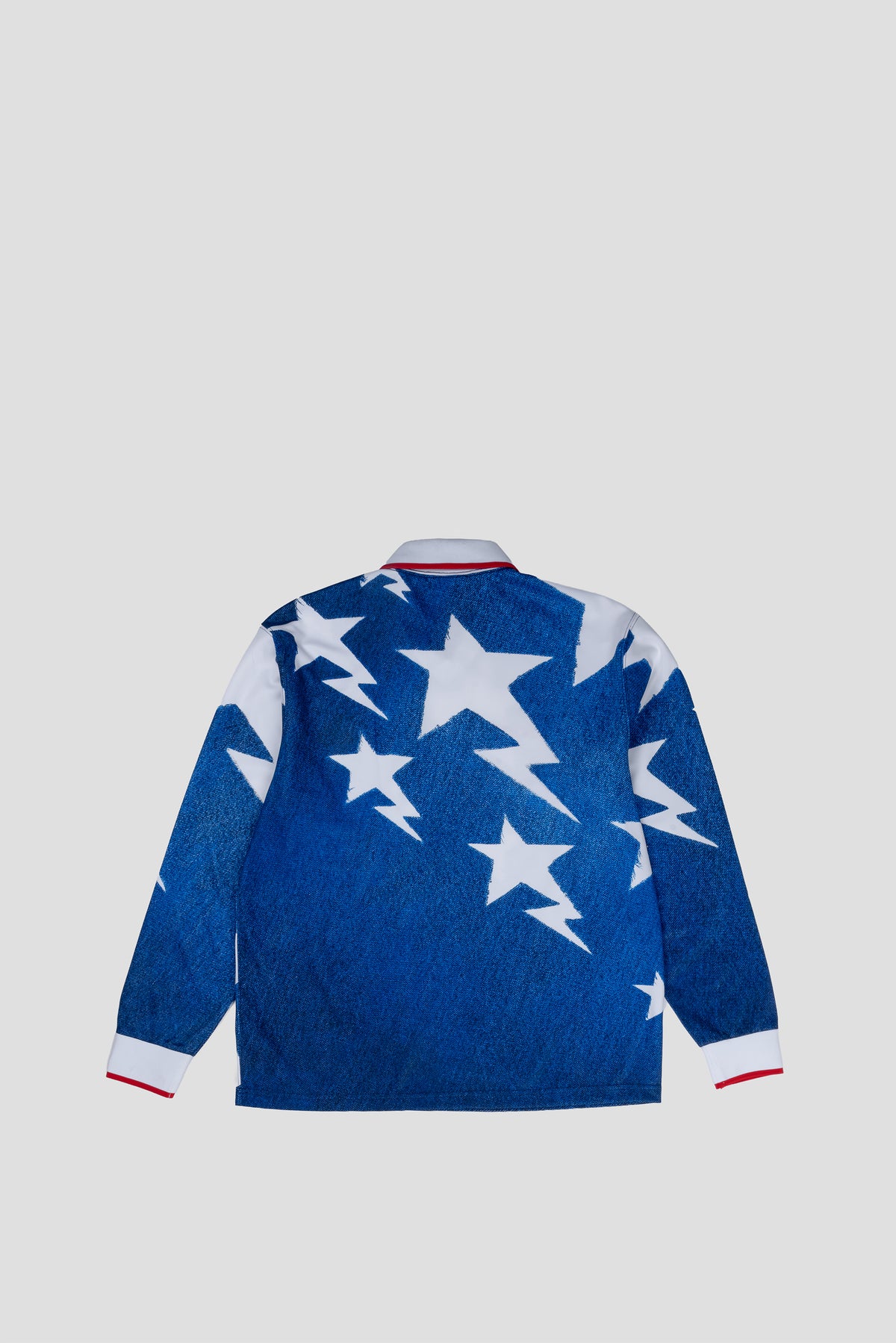 ADIDAS x BAPE LONGSLEEVE STAR JERSEY MEDIUM BLUE