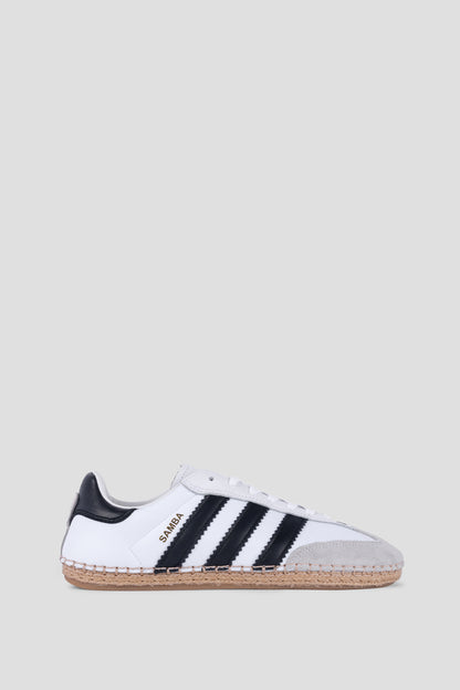 ADIDAS x CLOT SAMBA ESPADRILLE WHITE BLACK