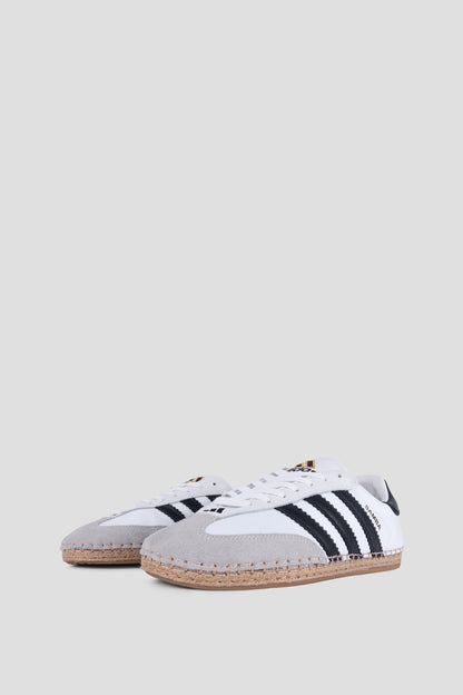 ADIDAS x CLOT SAMBA ESPADRILLE WHITE BLACK
