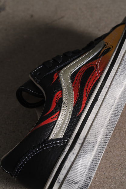 VANS OLD SKOOL 36 LX ARCHIVE FLAME BLACK RED YELLOW