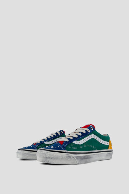 VANS OTW OLD SKOOL 36 PEARLIZED YACHT CLUB GREEN MULTI