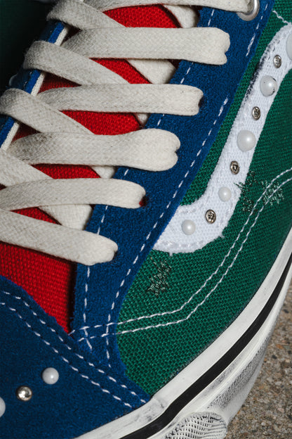 VANS OTW OLD SKOOL 36 PEARLIZED YACHT CLUB GREEN MULTI