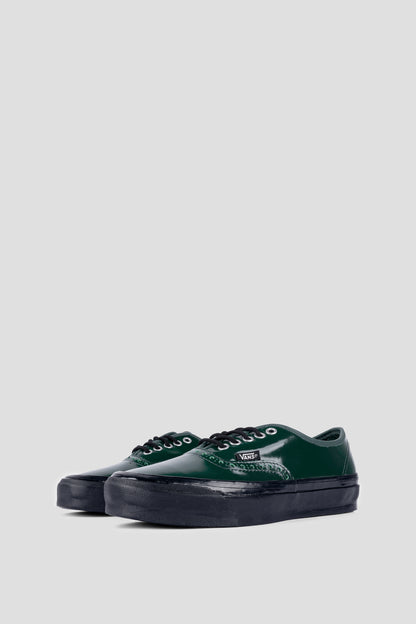 VANS OTW AUTHENTIC 44 LX SIPED VIBRAM GLOSS LEATHER BROGUE EMERALD