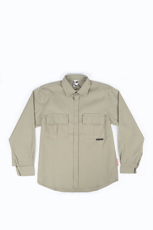 GR10K REPLICATED KLOPMAN OVERSHIRT DOE