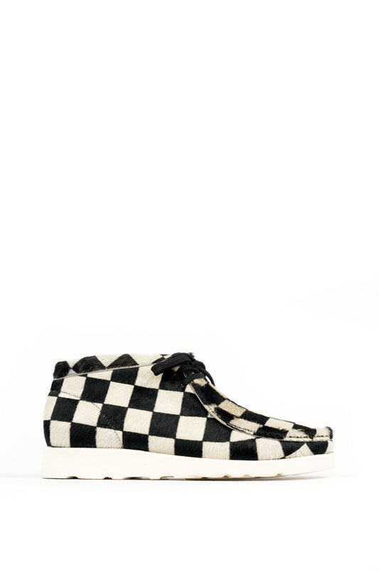 PADMORE & BARNES P204 WHT VIBRAM BLACK CHECKERBOARD