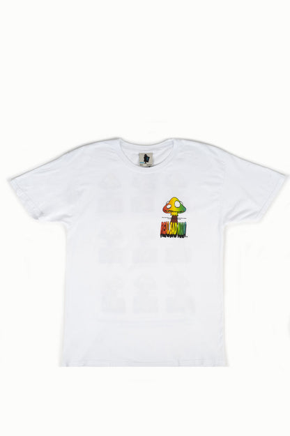 REAL BAD MAN SHROOMER S/S TEE WHITE