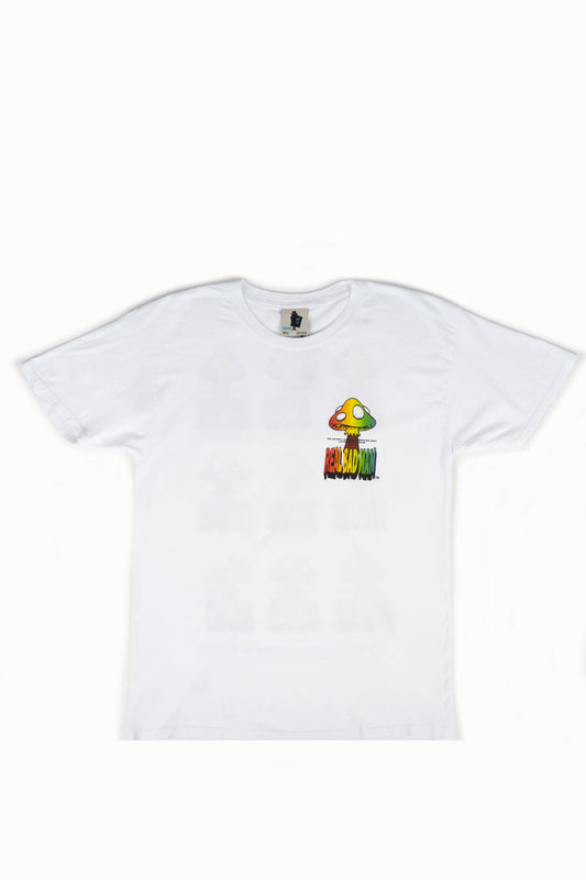 REAL BAD MAN SHROOMER S/S TEE WHITE