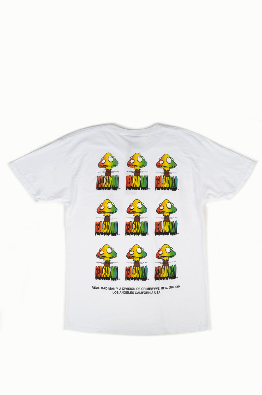 REAL BAD MAN SHROOMER S/S TEE WHITE