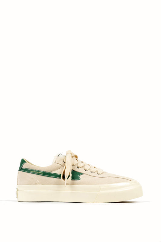 STEPNEY WORKERS CLUB DELLOW S-STRIKE SUEDE ECRU GREEN