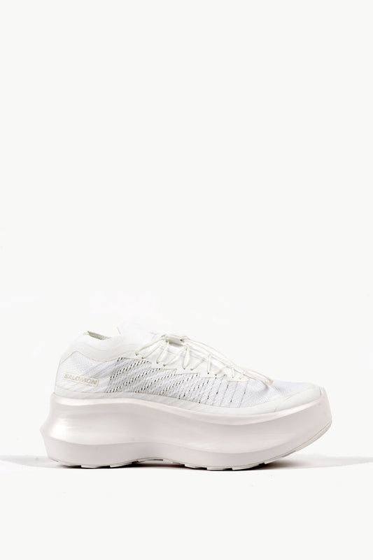SALOMON X COMME DES GARCONS PULSAR PLATFORM WHITE