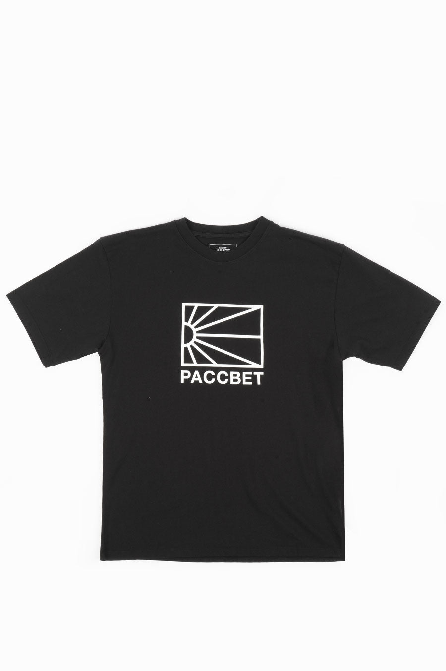 RASSVET MENS COTTON LOGO T-SHIRT BLACK